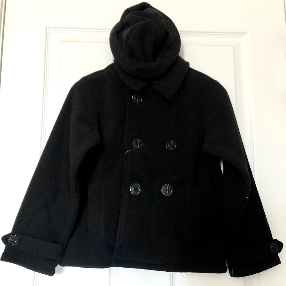 Toddler Black Winter Coat and Hat!
